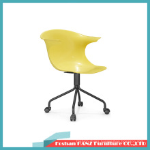 Factory Direct Delivery Restaurant Outdoor Garden Reception Plastic Roller Chair